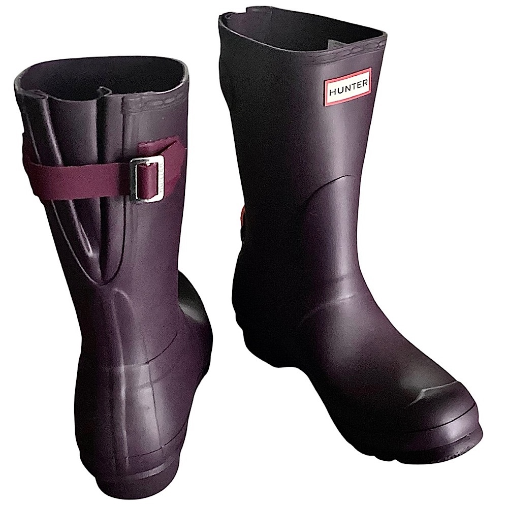 Hunter Plum Women's Rain Boots
